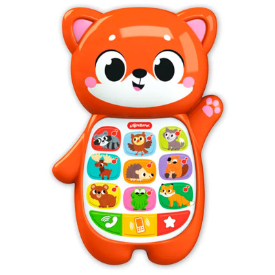 Смартфончик зверята Алло, Лисёнок Азбукварик 3331 1